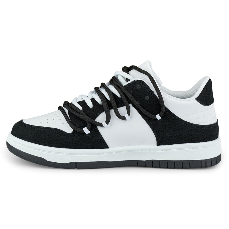 Crno-bijele ženske sportske cipele raznobojna 2