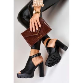 Crne čizme s otvorenom petom crna 2