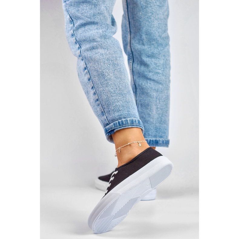 Ženske crne tenisice crna 2