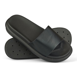 Udobne klasične crne ženske papuče crna 1