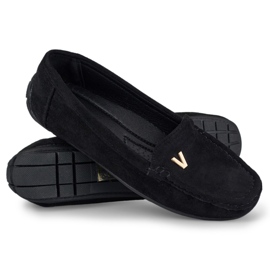 Ženske natikače od crne antilop kože crno 1