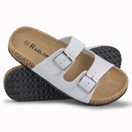 Bijele udobne ženske papuče bijela 1