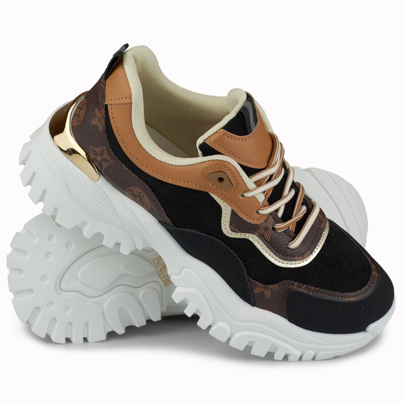 Ženske tenisice s Fanny printom crno 1