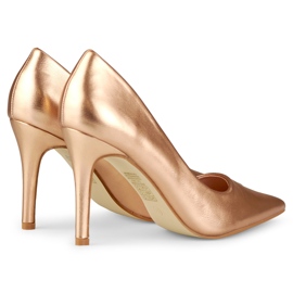 Zlatne klasične igle od eko kože zlatna 1