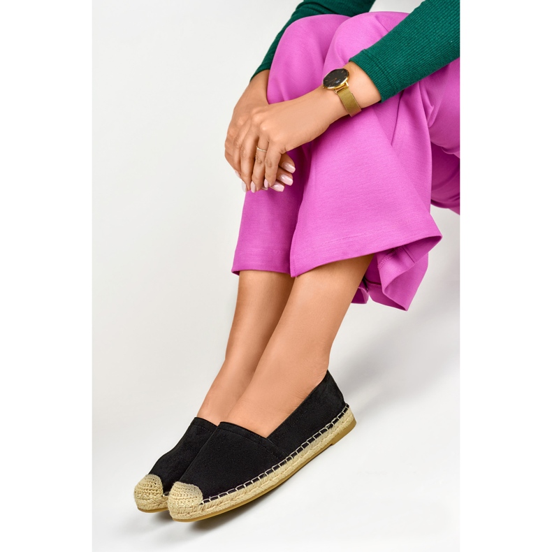 Ženske klasične crne espadrile crno 1