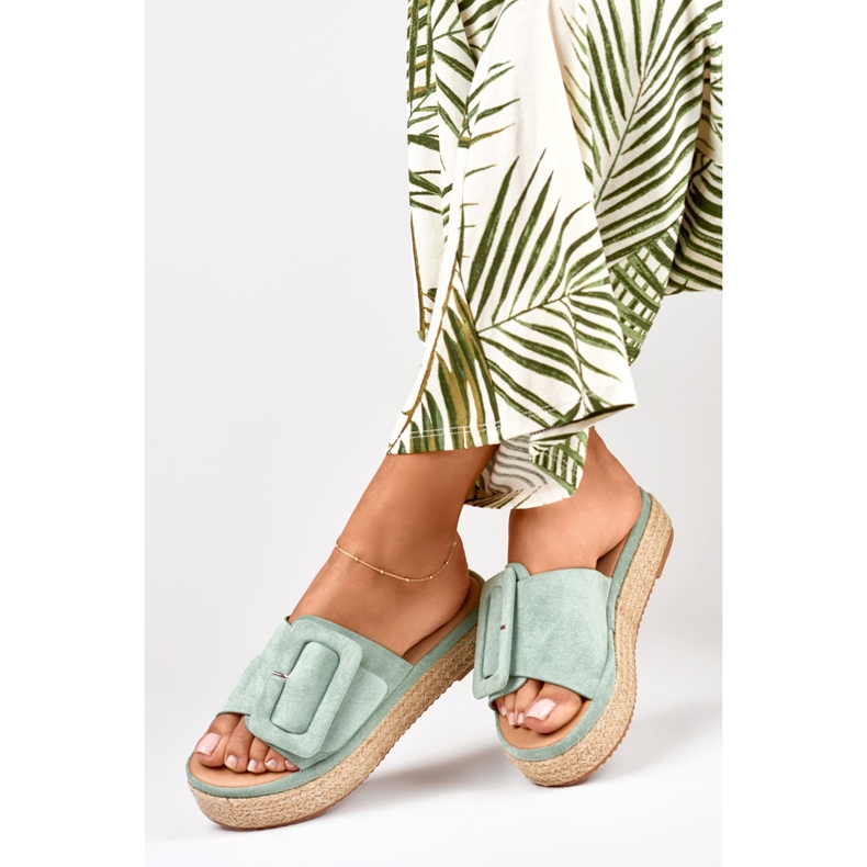 Ženske antilop tirkizne espadrile plava 1