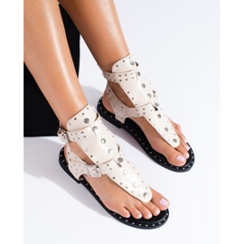 Bež gladijator japanke s mlaznicama iz Sheloveta 1