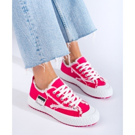 Shelovet tenisice s platformom boje fuksije ružičasta 1