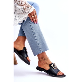 Kožne papuče Udobne cipele S.Barski KV-2775-32 crna crno 5