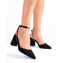 Crne cipele s petom od brušene kože iz Sheloveta crna 1