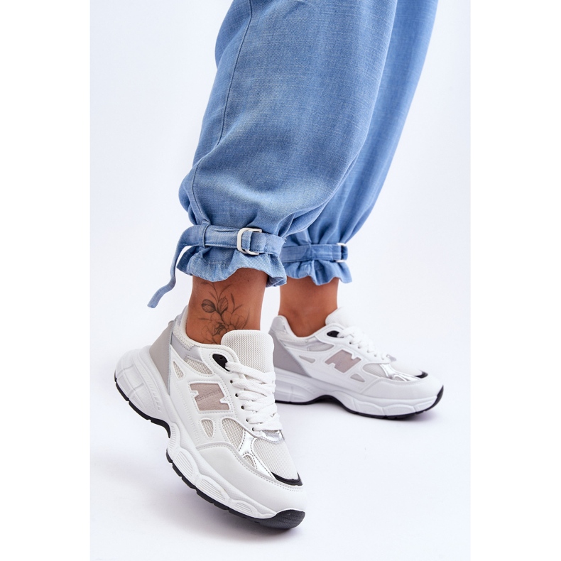 FG2 Modne ženske sportske cipele s mrežicom, bijela Venice 1