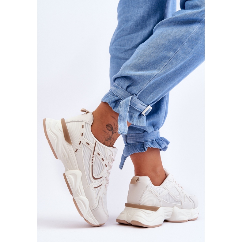 FG2 Ženska sportska obuća Tenisice Bež Feluci 2