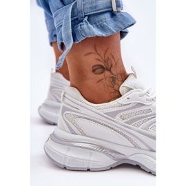 FG2 Ženske sportske cipele na vezanje bijele boje Emare bijela 2