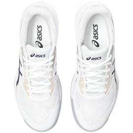 Asics Upcourt 5 W 1072A088 104 tenisice za odbojku bijela bijela 1