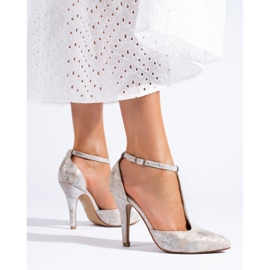 Shelovet srebrne cipele s visokom petom srebro 1