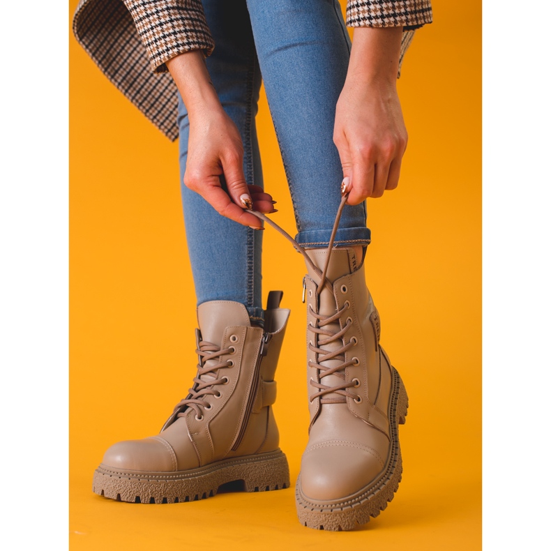 Ženske kožne torbe Shelovet bež boje 1