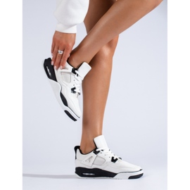 Crno-bijele tenisice s debelim potplatom marke Shelovet bijela 1