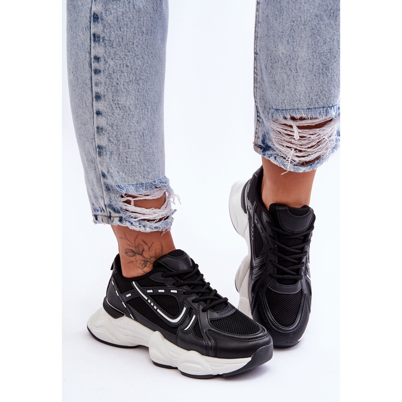 FG2 Ženska sportska obuća Tenisice crne Feluci crno 2