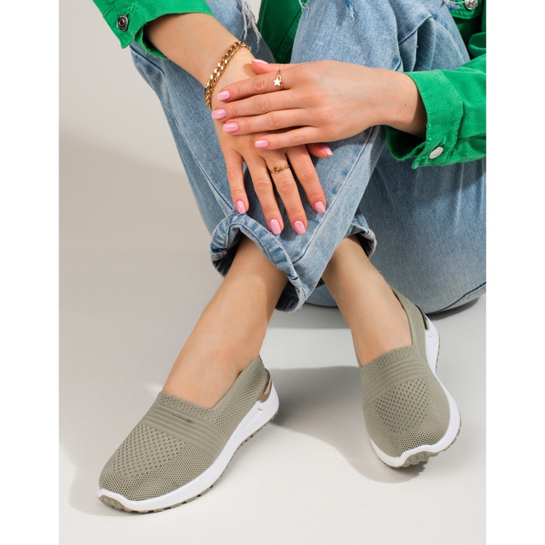 Ženske ažur tenisice Shelovet zelene boje zelena 2