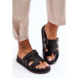 Klasične ženske crne Molie papuče crno 1