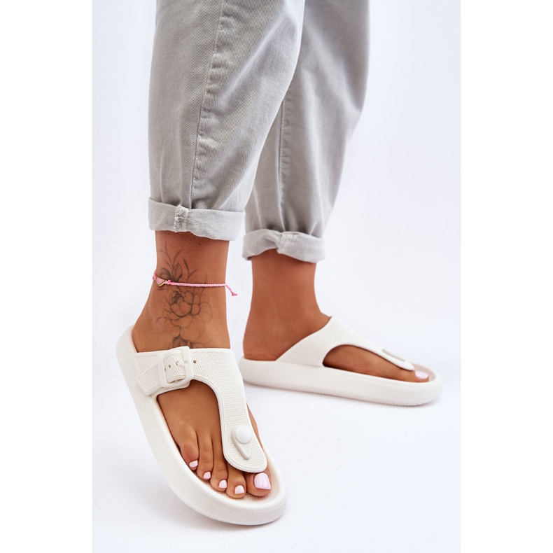 Ženske pjenaste japanke Bijeli Apollo bijela 1