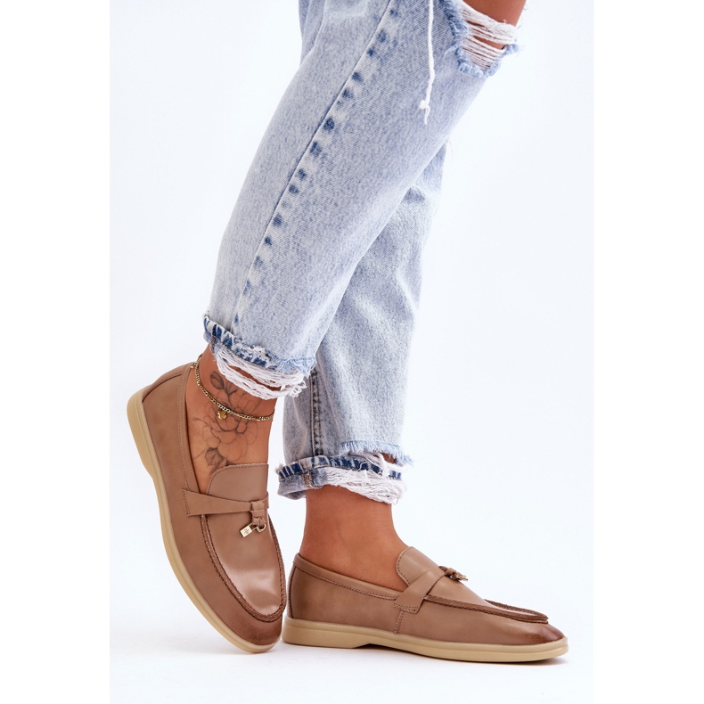 PM1 Klasične ženske natikače smeđe Cortez smeđa 2