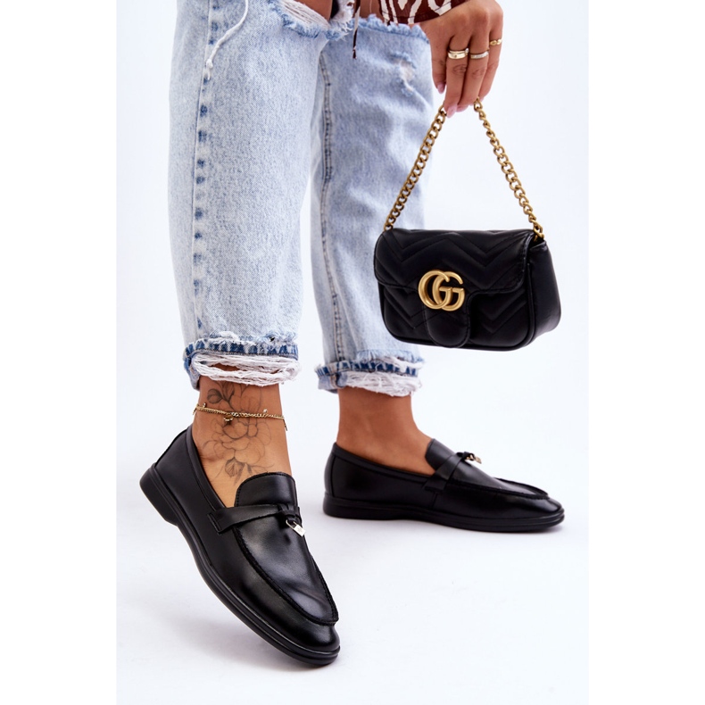 PM1 Klasične ženske mokasine crne Cortez crna 1