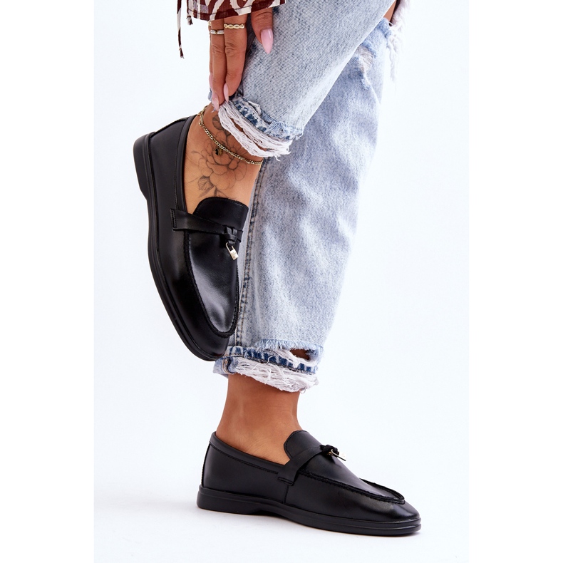 PM1 Klasične ženske mokasine crne Cortez crna 2