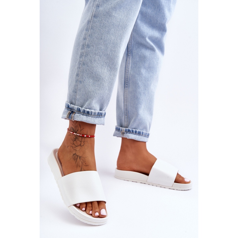 Klasične ženske papuče Bijeli Rolien bijela 1