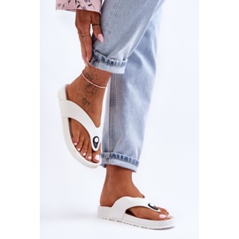 Ženske japanke s platformom bijele Bellitta bijela 1