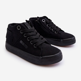 Dječje klasične visoke tenisice Big Star LL374001 crne crna 1