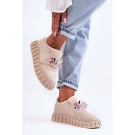 PS1 Modne natikače s bež ukrasom Desire 2