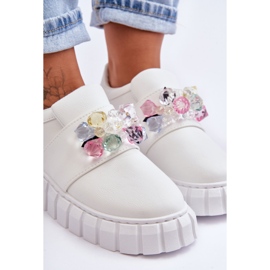 PS1 Moderne sportske cipele s bijelim ukrasom Desire bijela 2