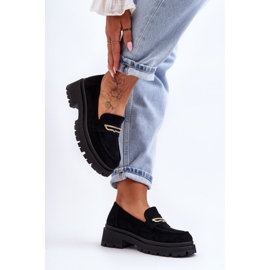 PS1 Ženske natikače od brušene kože crne Pure Love crna 2