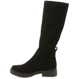 Caprice Kiss Boots 25606-41 044 Crni rastezanje crna 1