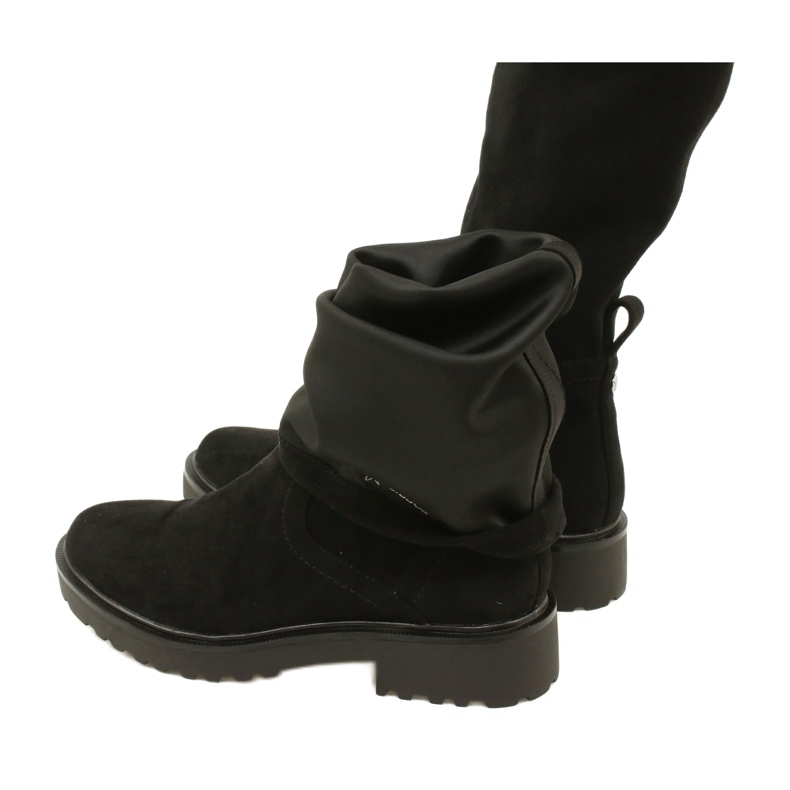 Caprice Kiss Boots 25606-41 044 Crni rastezanje crno 2