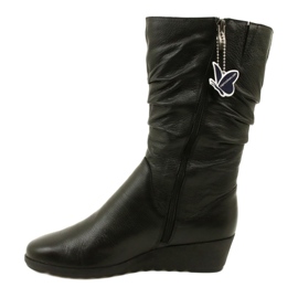 Caprice Walking On Air kratke čizme na wedge 25417-41 022 crne crna 1