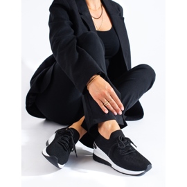 SHELOVET Crne tenisice za fitness crna 1