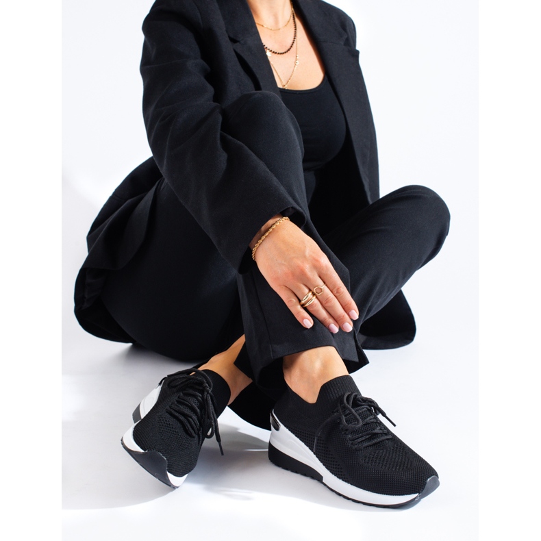 SHELOVET Crne tenisice za fitness crna 1