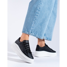 Shelovet crne ženske sportske cipele bijela 1