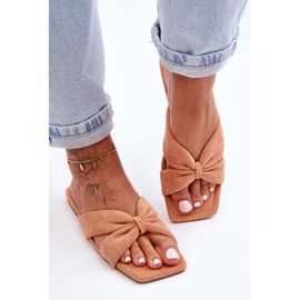 Ženske papuče od narančastog vanilije Sky od velura narančasta 2