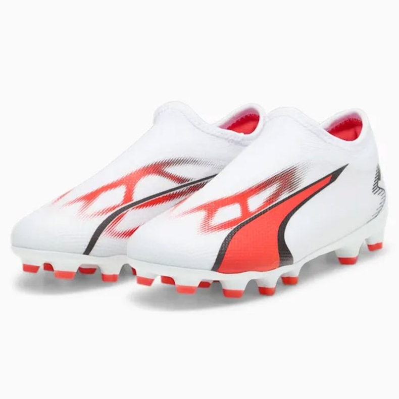 Puma Ultra Match Ll FG/AG Jr 107514-01 tenisice za nogomet bijela bijela 1