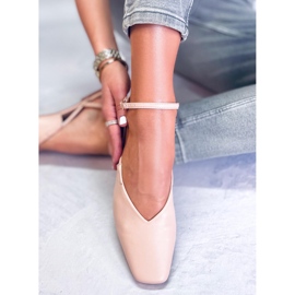 Balerinke s otvorenom petom Gianna Nude bež 1