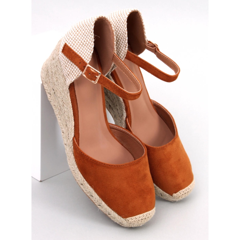 Platten Camel wedge espadrile smeđa 1