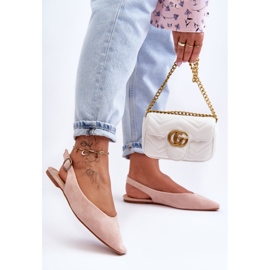 PS1 Kenra ženske ružičaste balerinke od brušene kože ružičasta 1