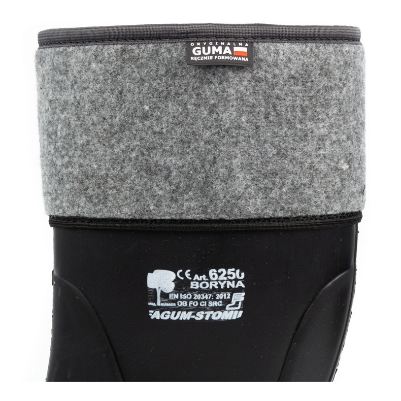 Fagum-Stomil Radne čizme, gumene čizme, Boryna 6250 crna 4