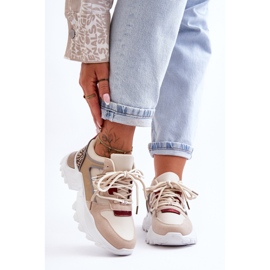 Sportske cipele na masivnom potplatu Bež Corena 1