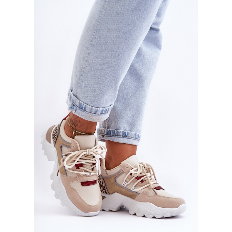 Sportske cipele na masivnom potplatu Bež Corena 2