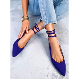 Dentoni Purple balerinke na vezanje ljubičasta 1