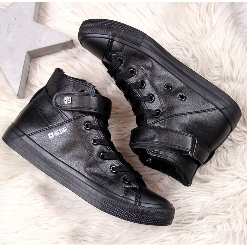 Crne izolirane tenisice Big Star V274542F crno 1